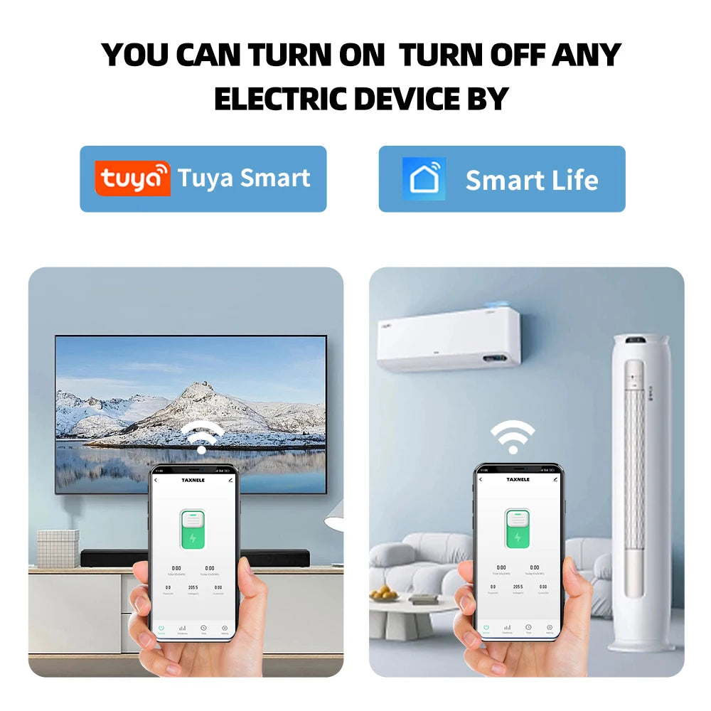 Công Tắc Thông Minh WiFi TUYA - Đo Lường Năng Lượng