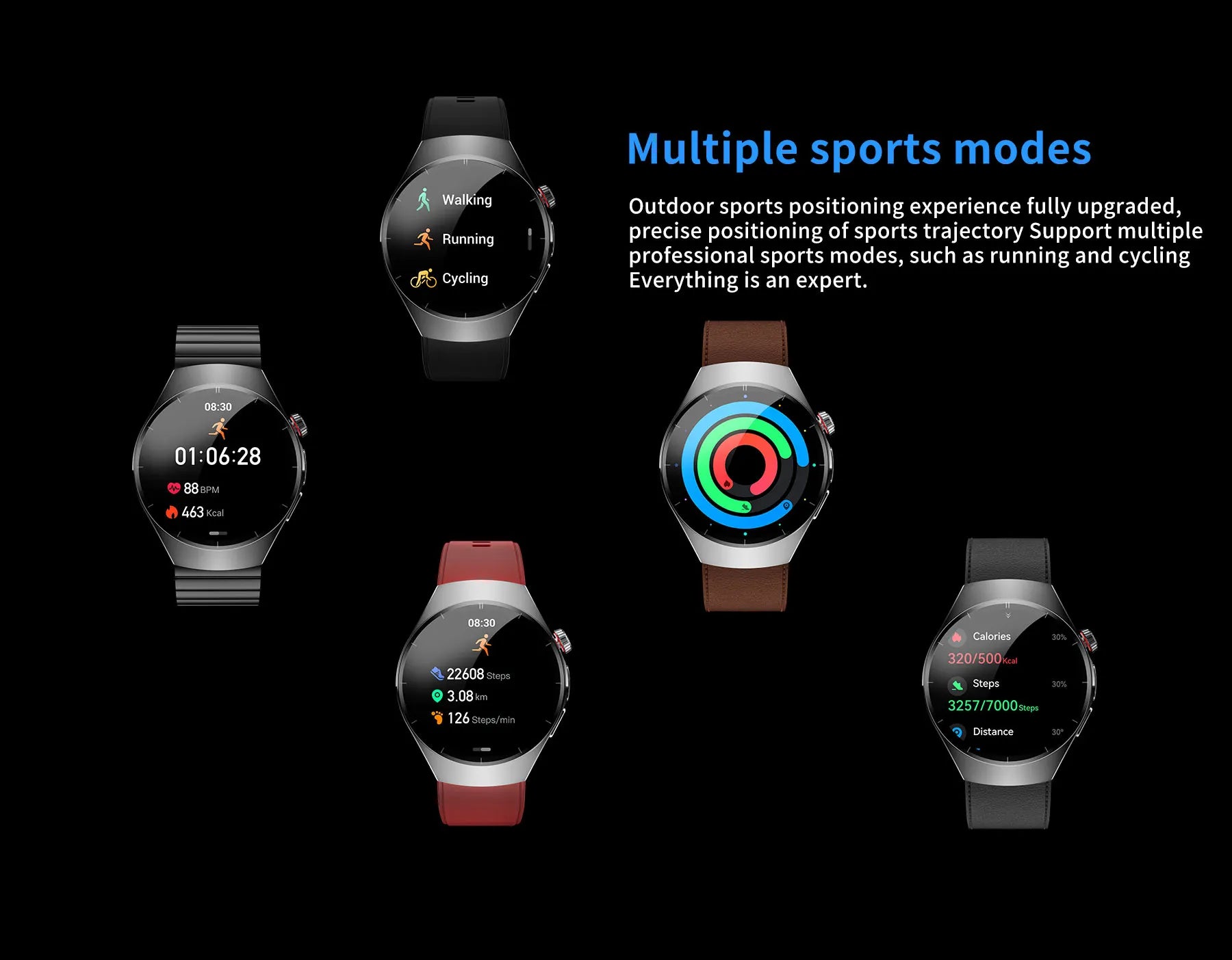 Đồng Hồ Thông Minh 2025 - Watch 5 AMOLED Chống Nước IP68