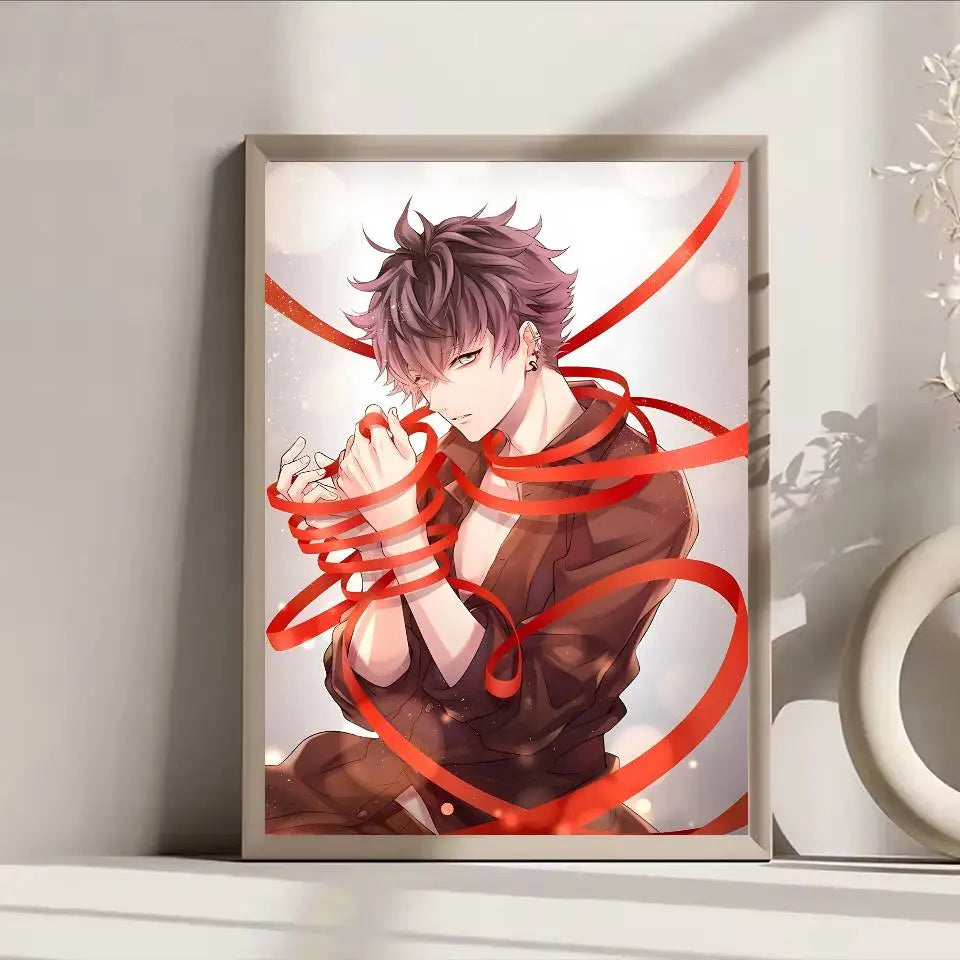 Anime Vampire Knight Poster Self-adhesive Art Waterproof Paper Sticker Coffee House Bar Room Wall Decor