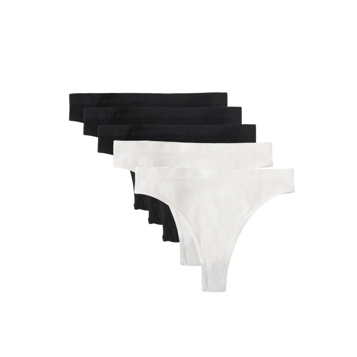 5Pcs/Set Seamless Briefs Women Brazilian Panties Sexy Lingerie Female Underpants Low Rise Bottom Solid Color Underwear ML