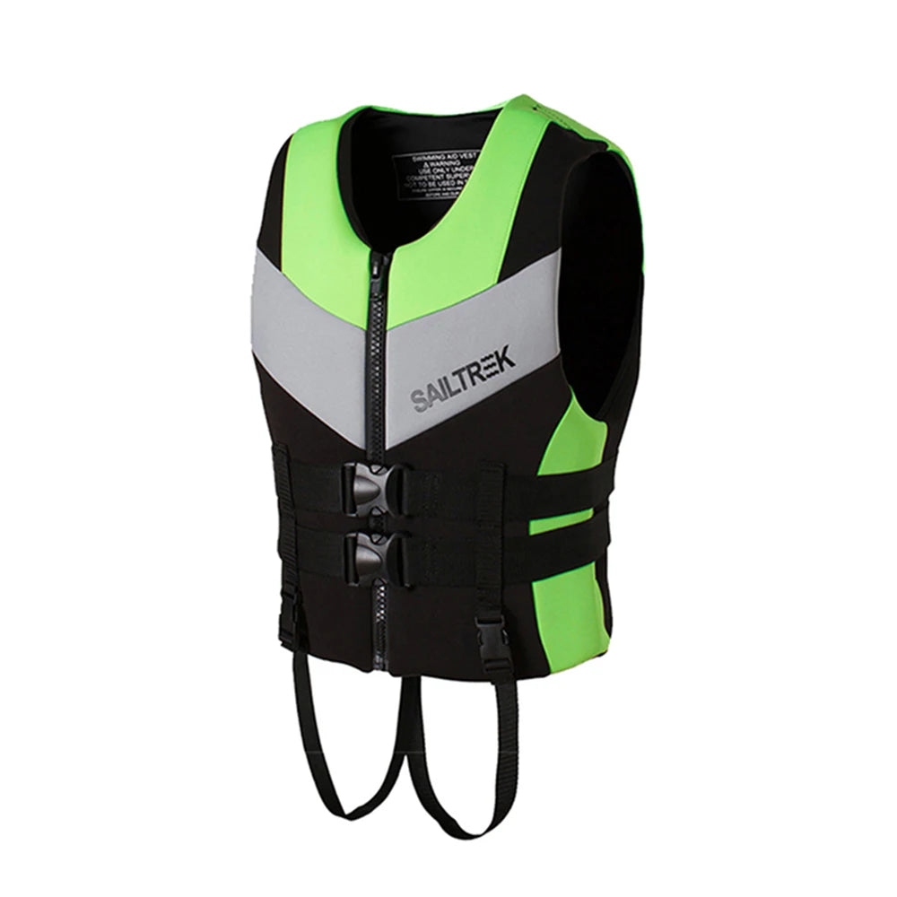 New Adults Neoprene Life Jackets Water Sport Floating Vest Kayak Ski Buoyancy Aid Sailing Boating Water Entertainment Project