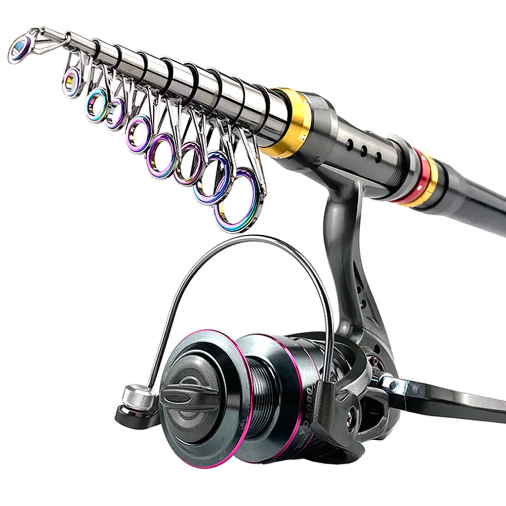 Bộ Cần Câu Du Lịch Rút Gọn Đa Năng 1.8m-3.6m