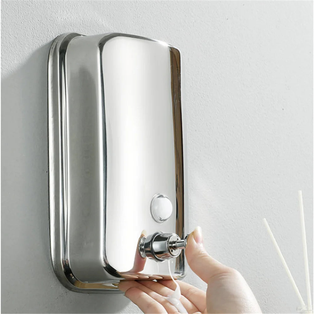 Bình Xà Phòng Treo Tường Inox 304 Mạ Vàng Hồng Cổ - Daisan Mart