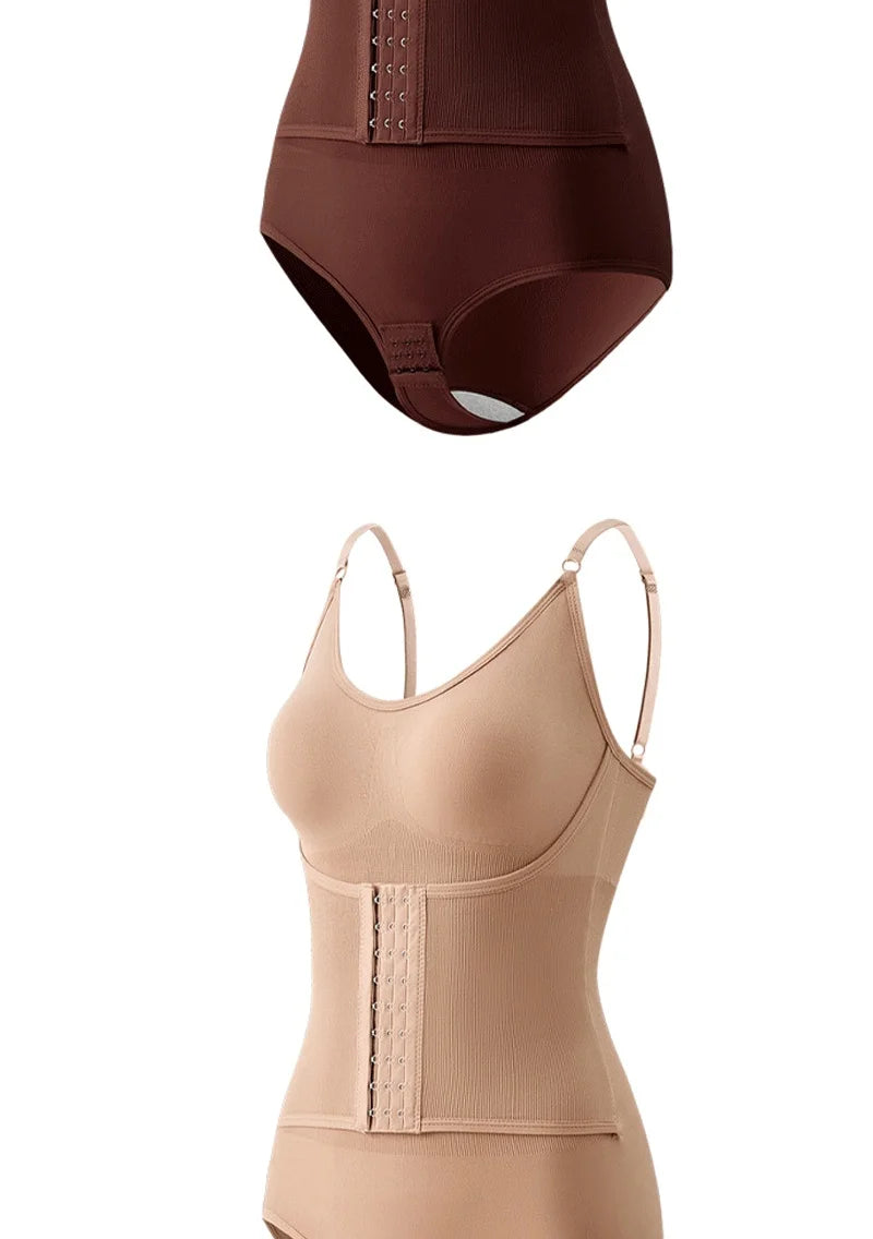 Naisstoo Shapewear Bodysuit Women Tummy Control Tight Slimming Waist Trainer Body Shaper Jumpsuit Drop Shipping Bodysuits