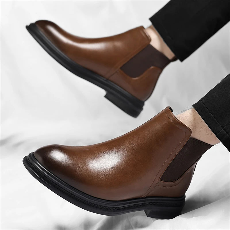 Men's Chelsea Boots - Soft Leather - Luxurious &amp; Elegant