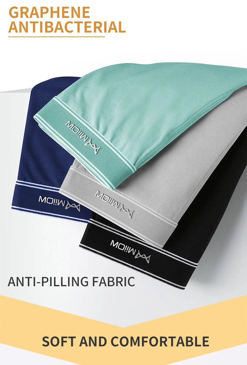 MiiOW Men's Underwear Antibacterial Breathable Cotton
