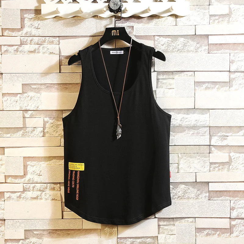 Áo Tanktop Thể Hình Nam, Vải Cotton Dáng Rộng Mùa Hè - Daisan Mart