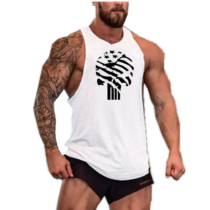 Men's Bodysuit Gym T-Shirt, Gym Tank Top, Breathable