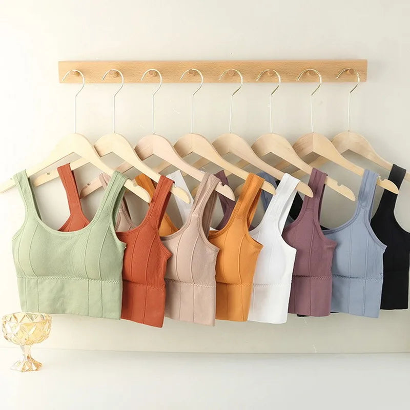 Seamless Push-Up Sports Bra