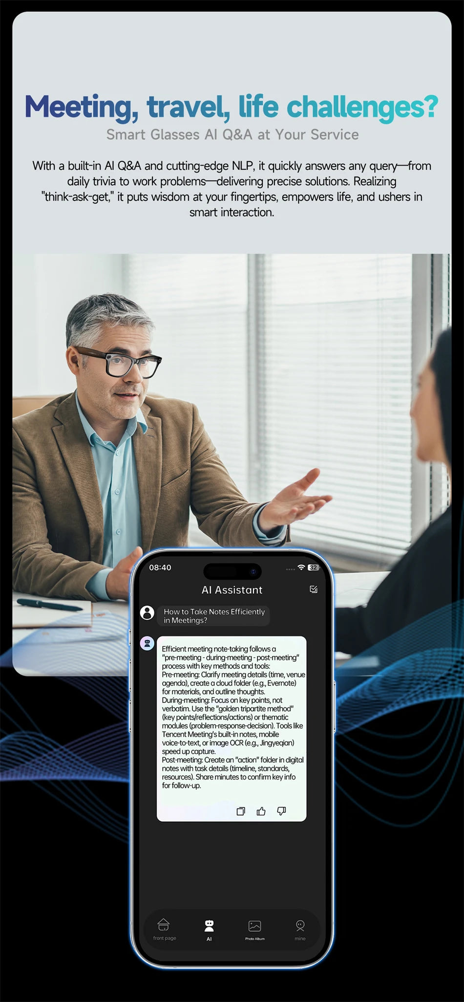 Smart Glasses 2025: Camera, Recording, AI, Language Translation