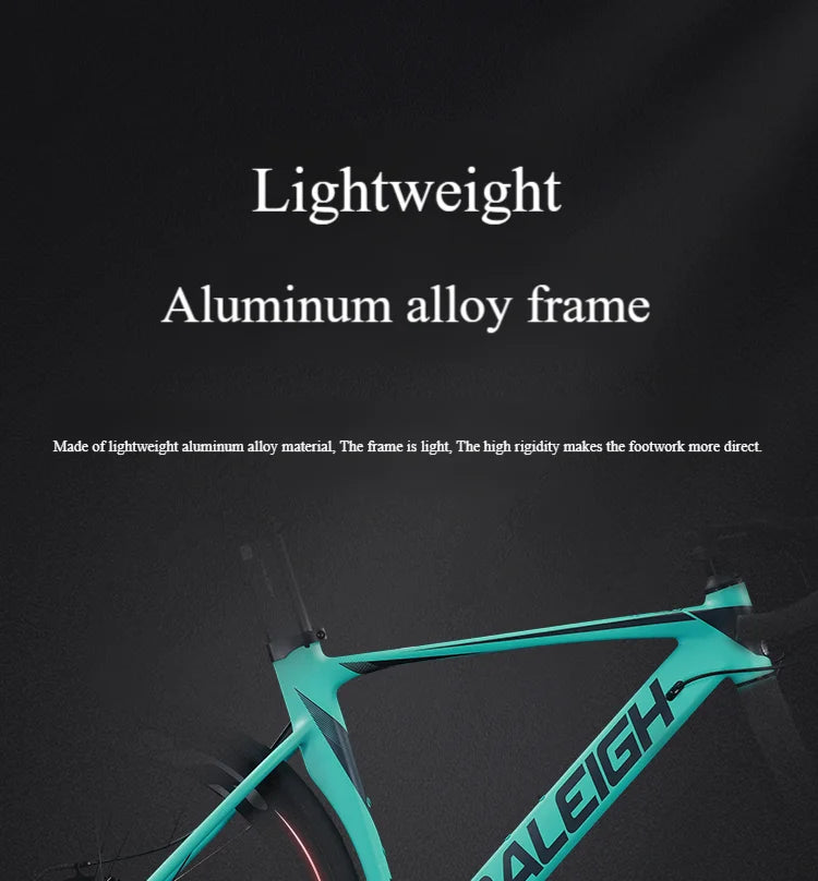 28C*60mm Road Bike 18 Speed ​​Line Pull Disc Brake Gravel Bike Quick Disassembly Lightweight Road Racing bicicleta Teenager Women