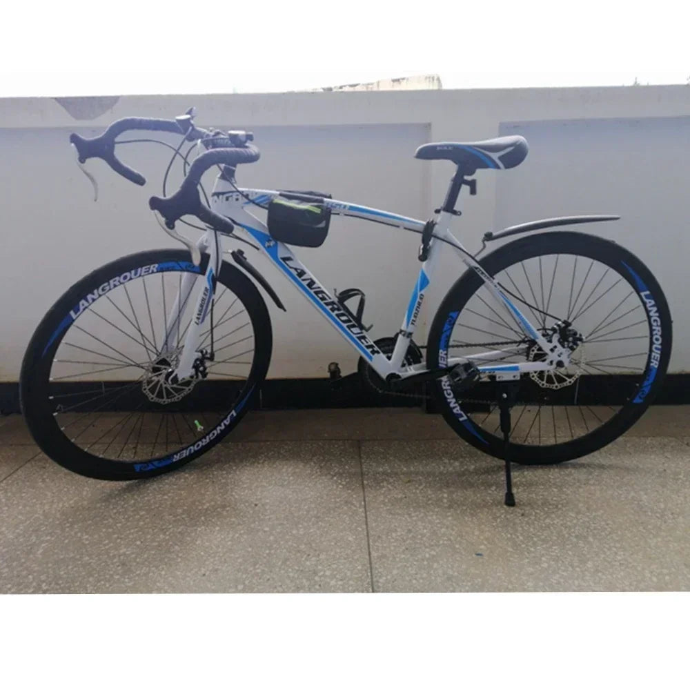 27/30 speed Bending Road Bike 700C Variable Speed ​​Adult Male Female Student Dual Disc Brake Bike Racing mountainbike