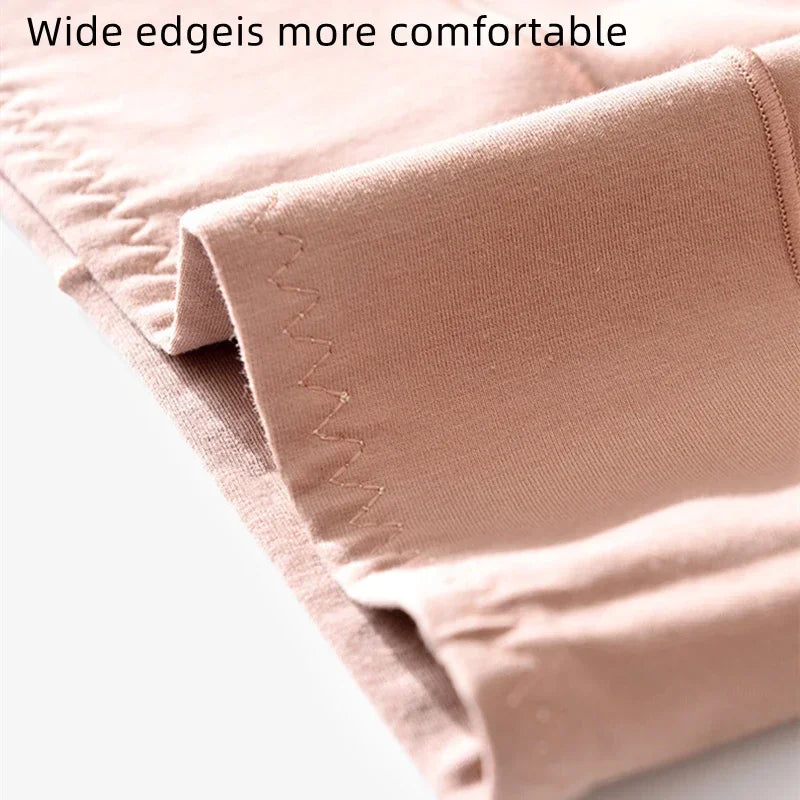 Women's cotton high-waisted, stretchy, belly-hugging panties, 2 pieces