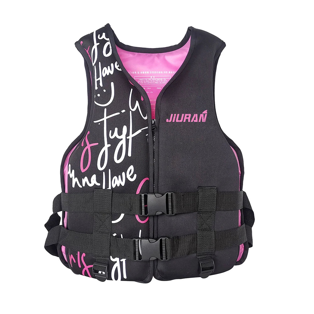 New Adults Neoprene Life Jackets Water Sport Floating Vest Kayak Ski Buoyancy Aid Sailing Boating Water Entertainment Project