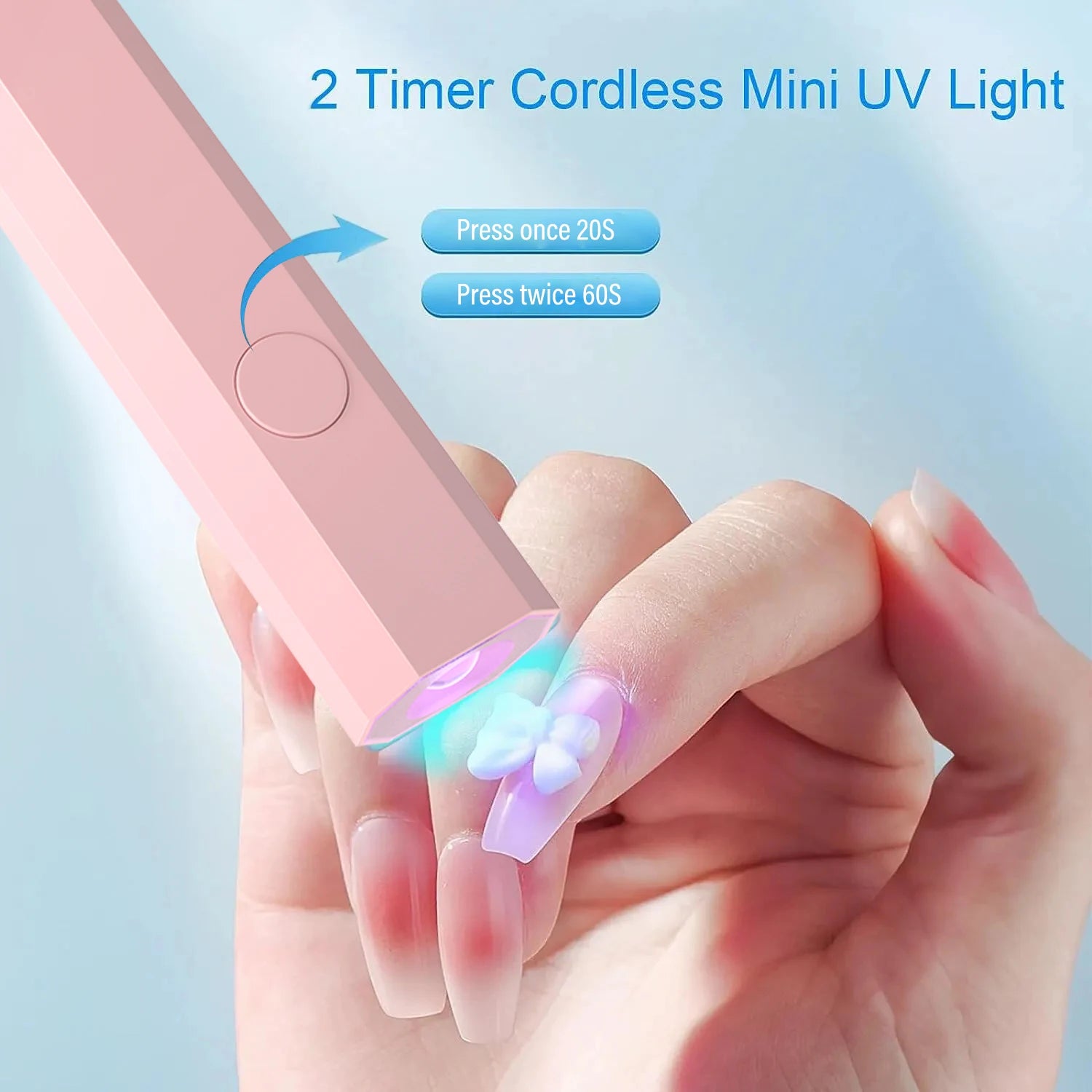 Portable Nail Dryer USB Fast Charging UV/LED