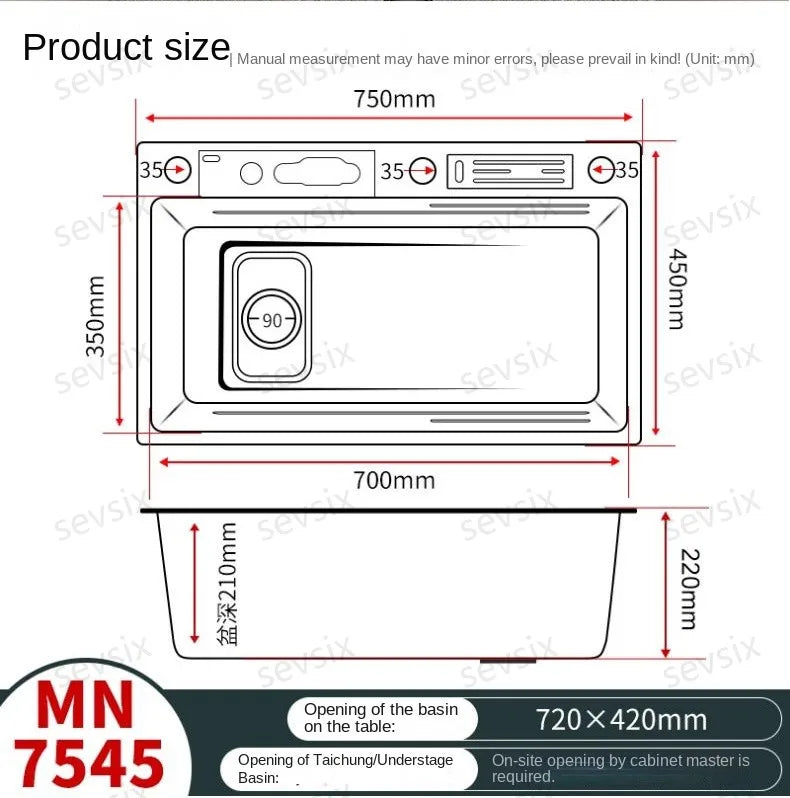 Chậu rửa bếp thông minh hiện đại chống xước bạc