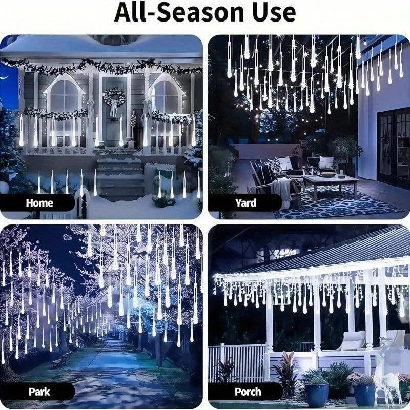 8-Tube Solar Starry LED Decorative Lights