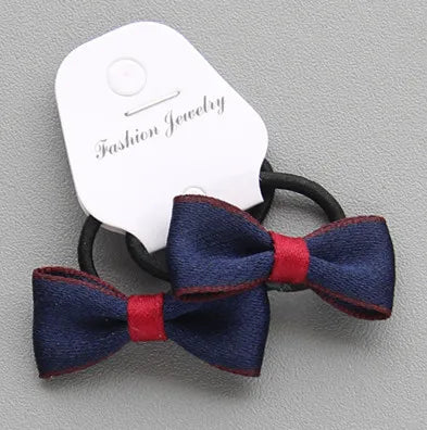 Bộ 2 Dây Buộc Tóc Nơ Xinh Cho Bé Gái