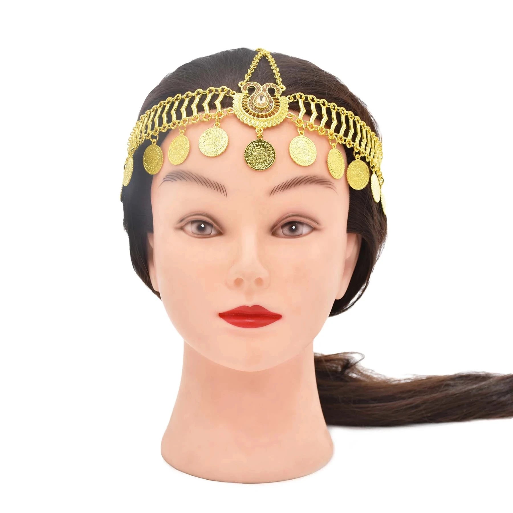 Vương Miện Boho Ấn Độ Hoa Tím Cổ Điển 50 ký tự