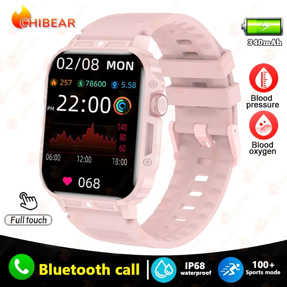 SmartWatch Nam 1.95 - Chống Nước, Gọi Bluetooth