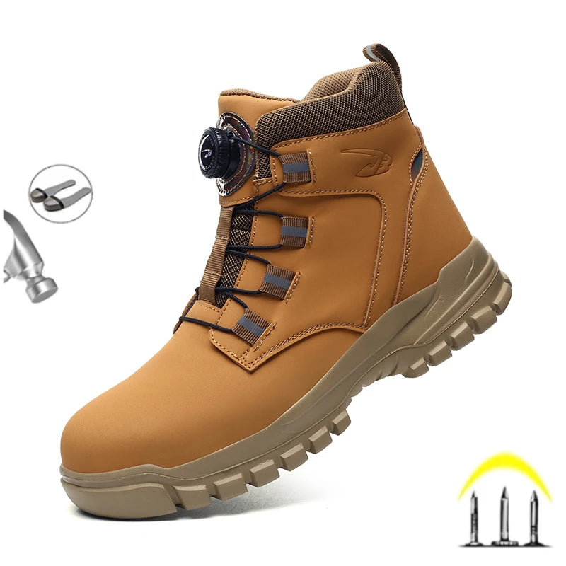 Industrial Safety Waterproof Leather Safety Shoes 2024