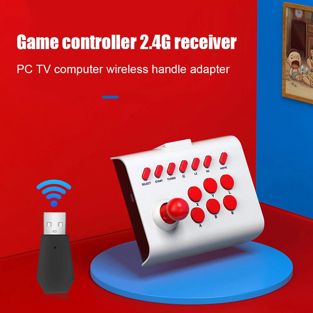 Bộ Điều Khiển Arcade Không Dây Đa Nền Tảng Chiến Đấu - Daisan Mart