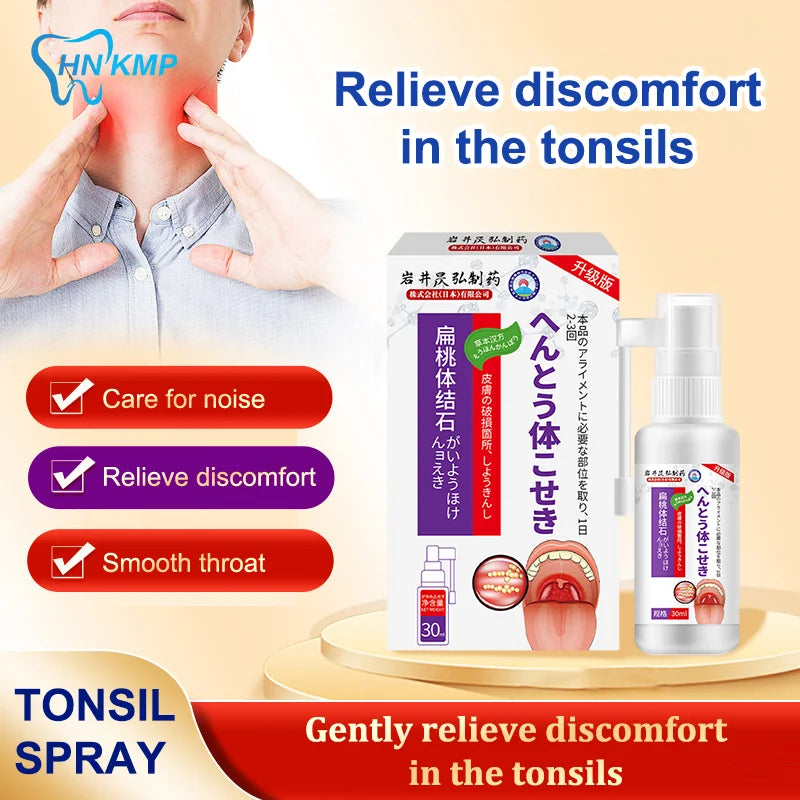 Nước Súc Miệng Tan Sỏi Amidan 30ml - Hơi Thở Thơm Mát - Daisan Mart