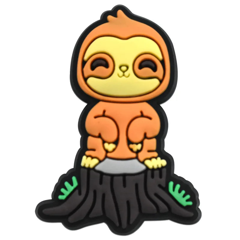 Sloth Monkey Charm for Crocs Slippers - Christmas Accessories