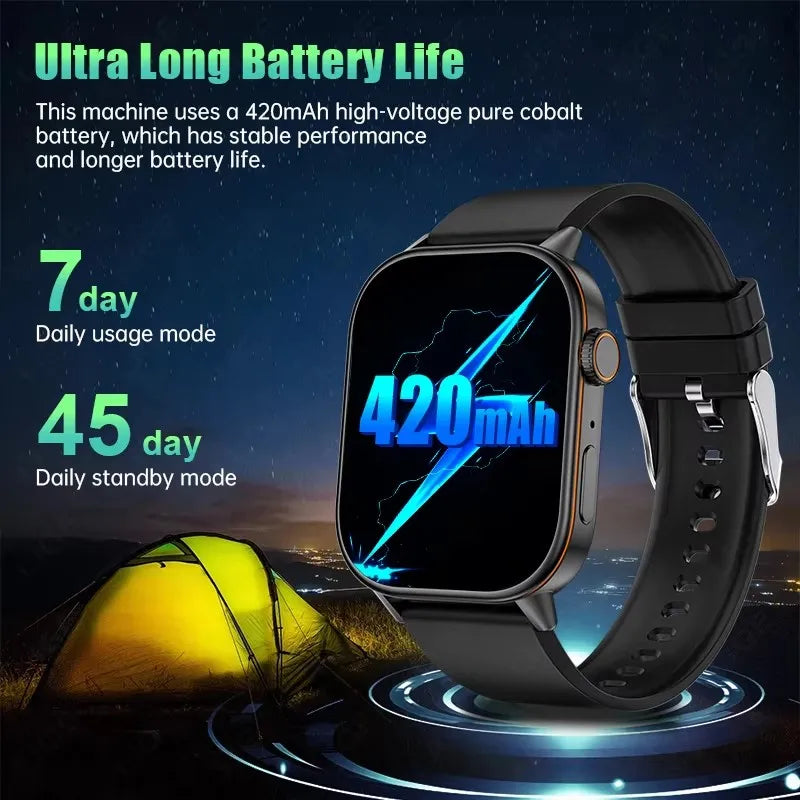 Multi-function AMOLED IP67 Smart Watch for Men and Women