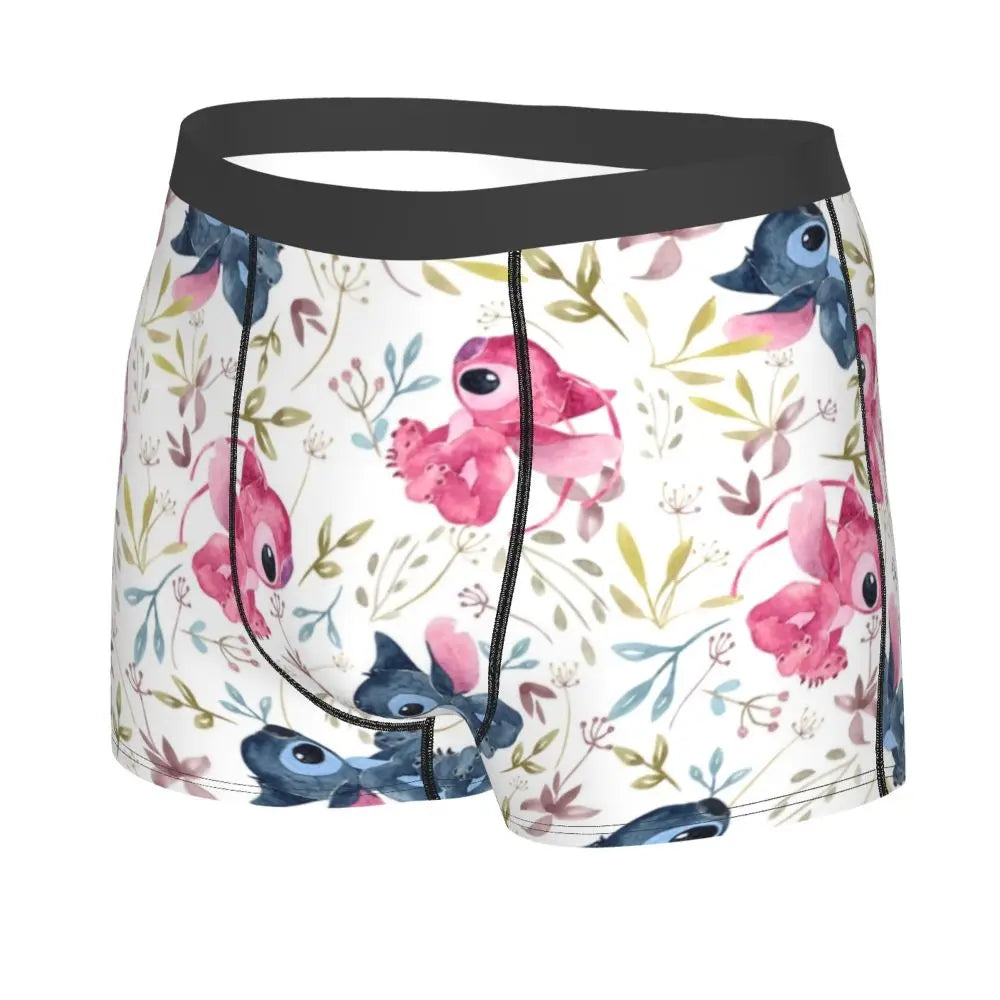 Quần Sịp Nam Lilo Stitch Thoải Mái Phong Cách Anime