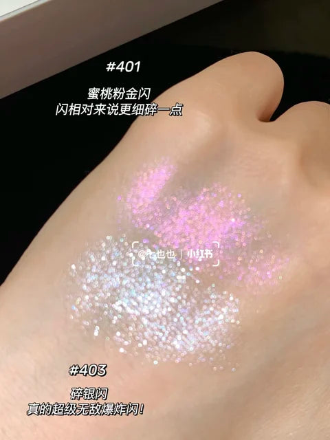 GOGOTALES Single Highlight Contour Pearl Chameleon Highgloss Brightening Longlasting Easy Repair Volume Flash Powder Face Makeup