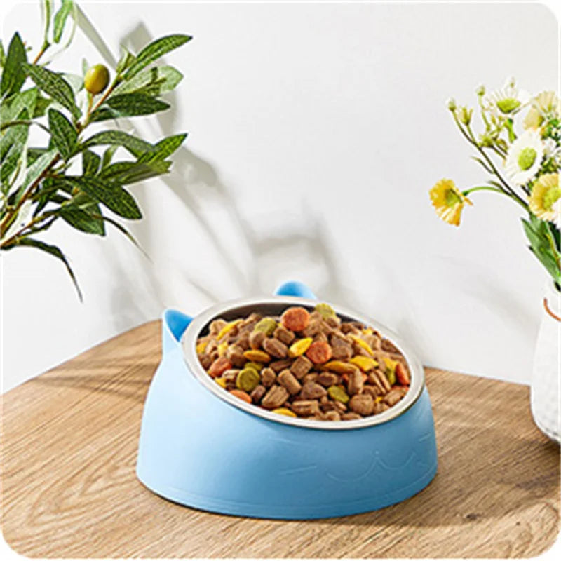 Pet Bowls Dog Food Water Feeder Stainless Steel Pet Drinking Dish Feeder Cat Puppy Feeding Supplies Small Dog Accessories - Daisan Mart