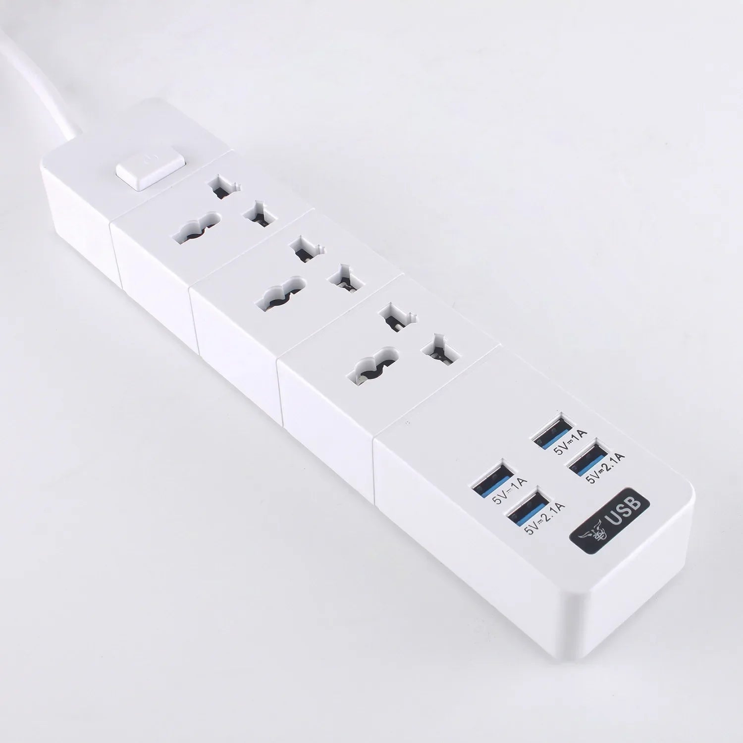 Ổ cắm đa năng Melery 10A 2500W 4USB với dây 2m an toàn