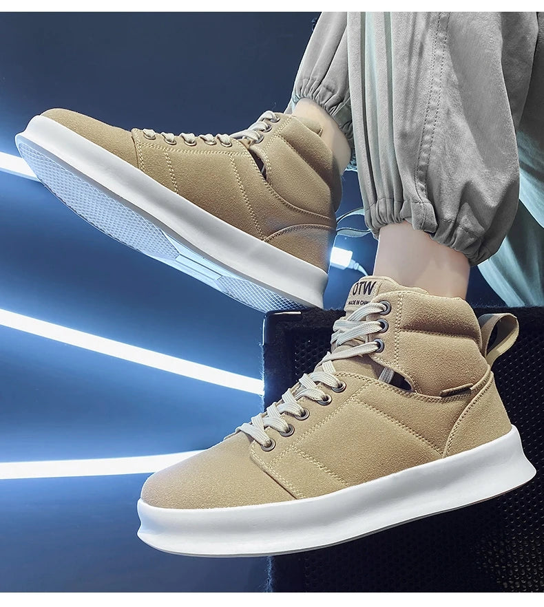 Giày Trượt Ván Đỏ Nam Suede Thời Trang Casual 50 kí tự