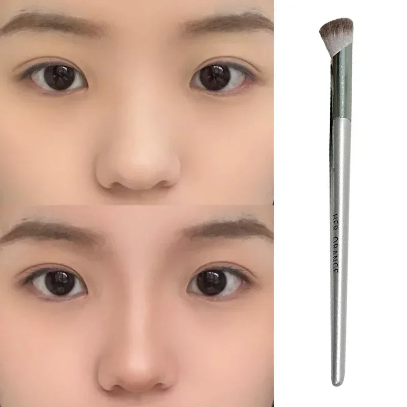 Two Colors Grey Nose Shadow Powder Matte Highlighting Contouring Platter Cheek Side V Face Matte Sculpting 2 in 1 Makeup Palette