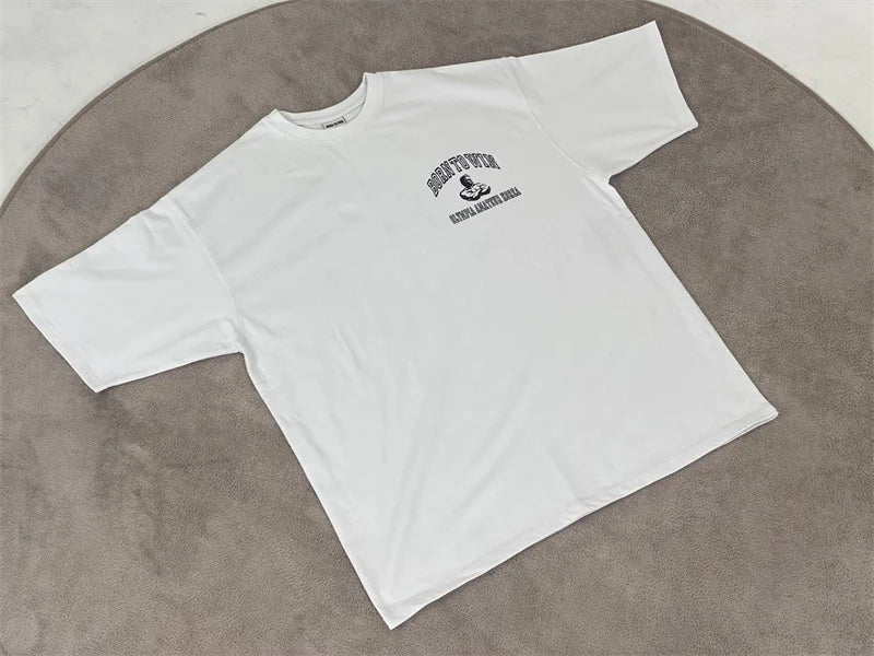 Men's Summer Loose Cotton Sports Training T-Shirt