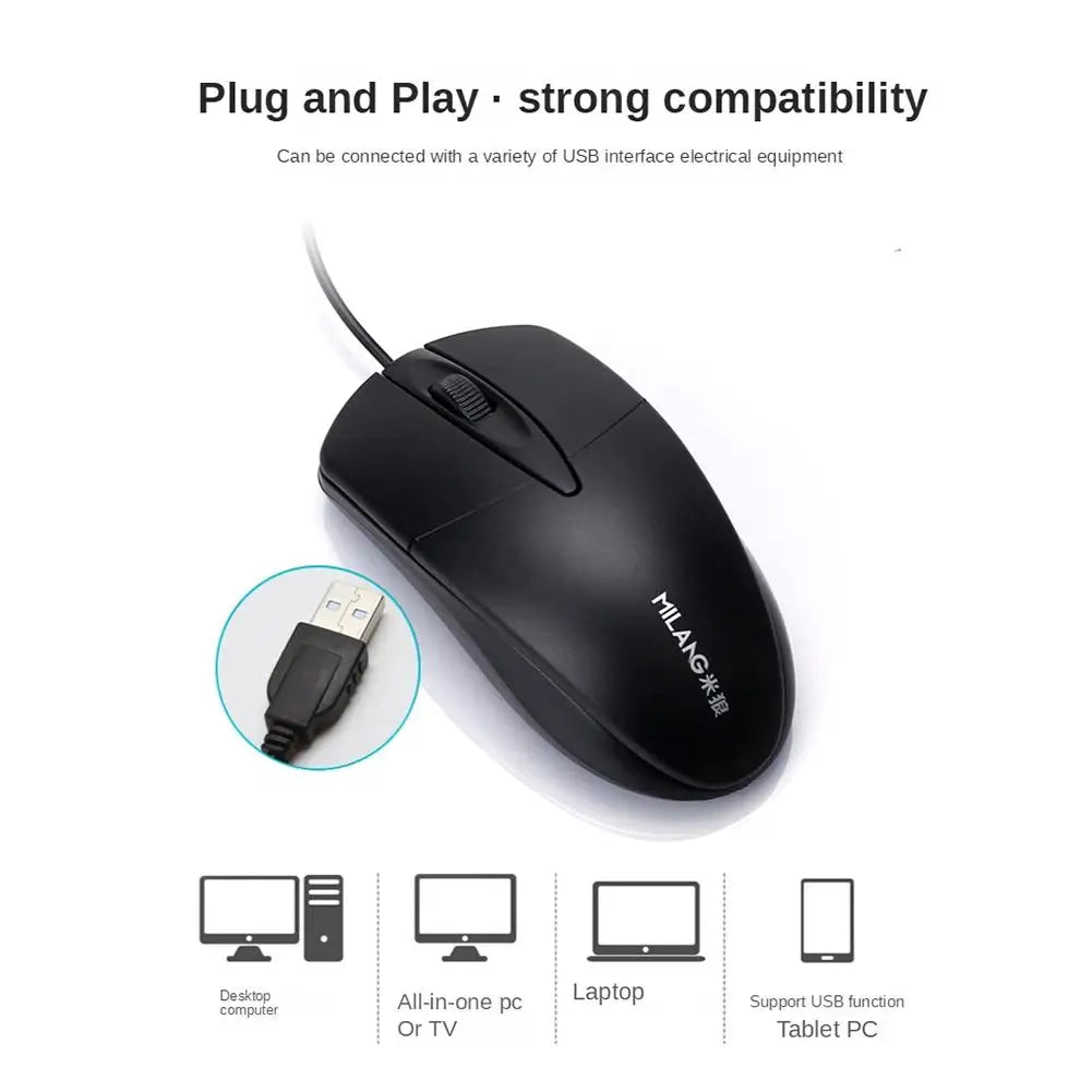 USB Wired Computer Mouse Optical Mouse Gamer PC Laptop Notebook Computer Mouse Mice for Office Computer Accessories