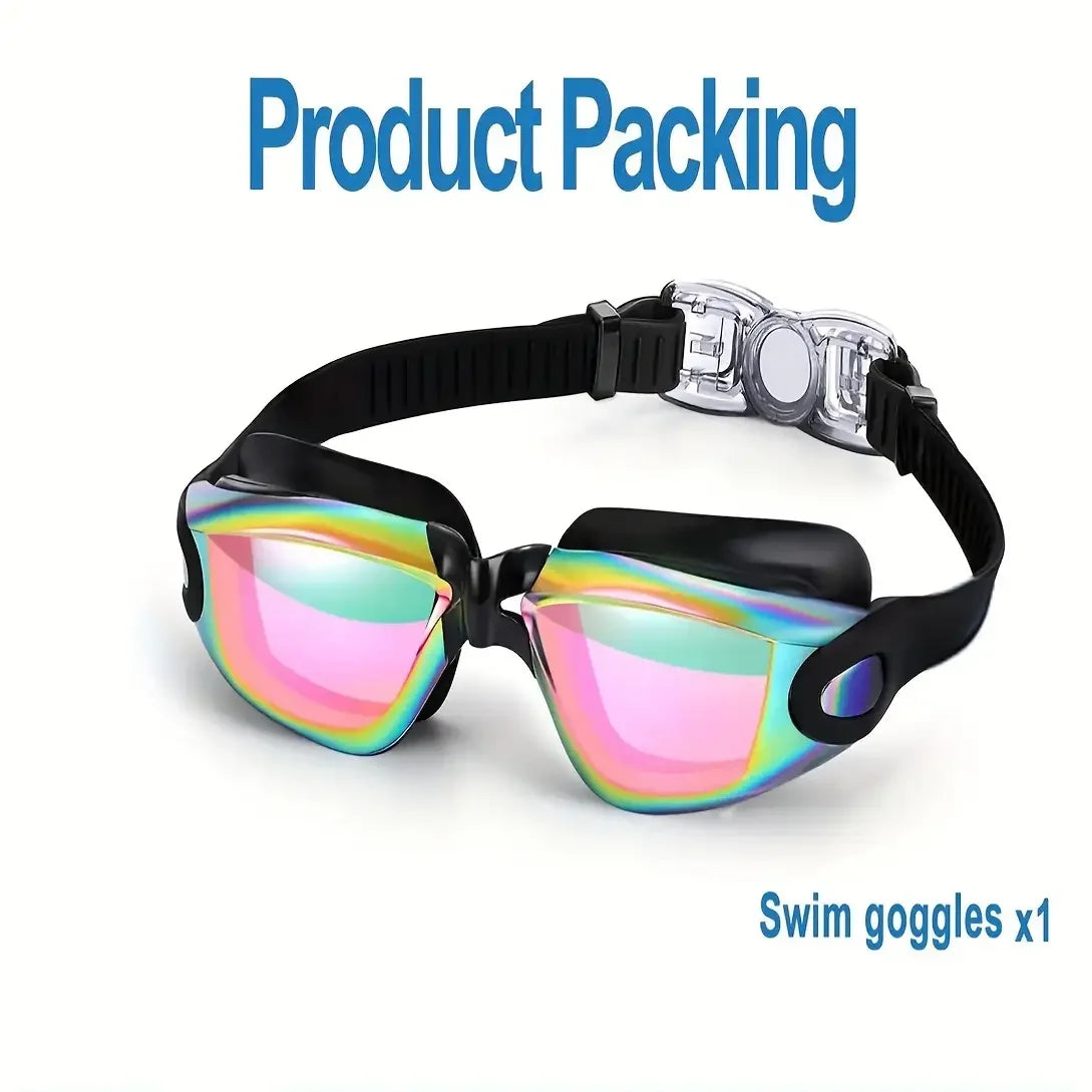 Kính Bơi Chuyên Nghiệp HD Chống Nước Điều Chỉnh Silicone