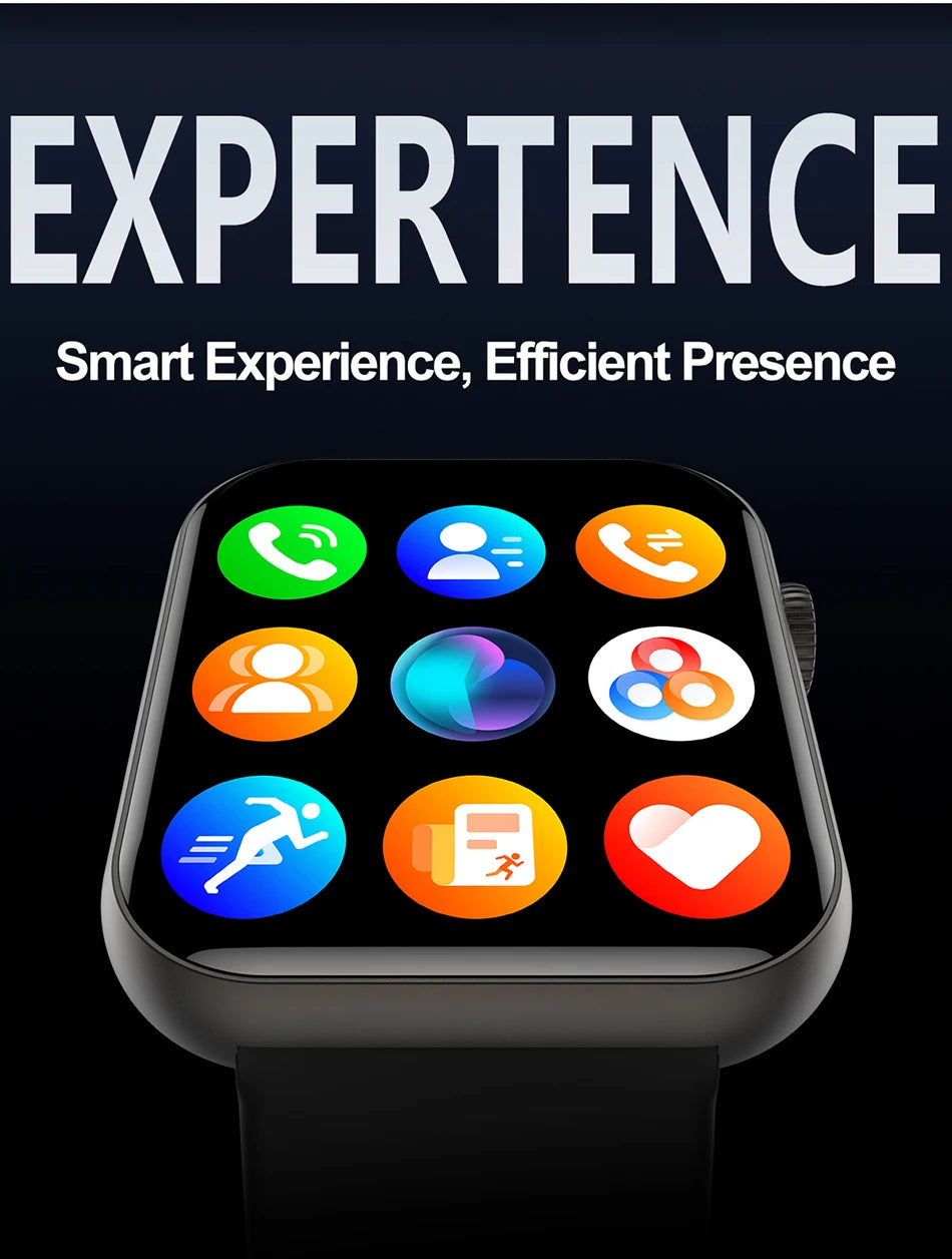 SmartWatch 2025 - Màn Lớn, Kết Nối Bluetooth