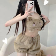 Bộ Nội Y Thỏ Bông Lolita Kawaii Nhật Bản Dễ Thương