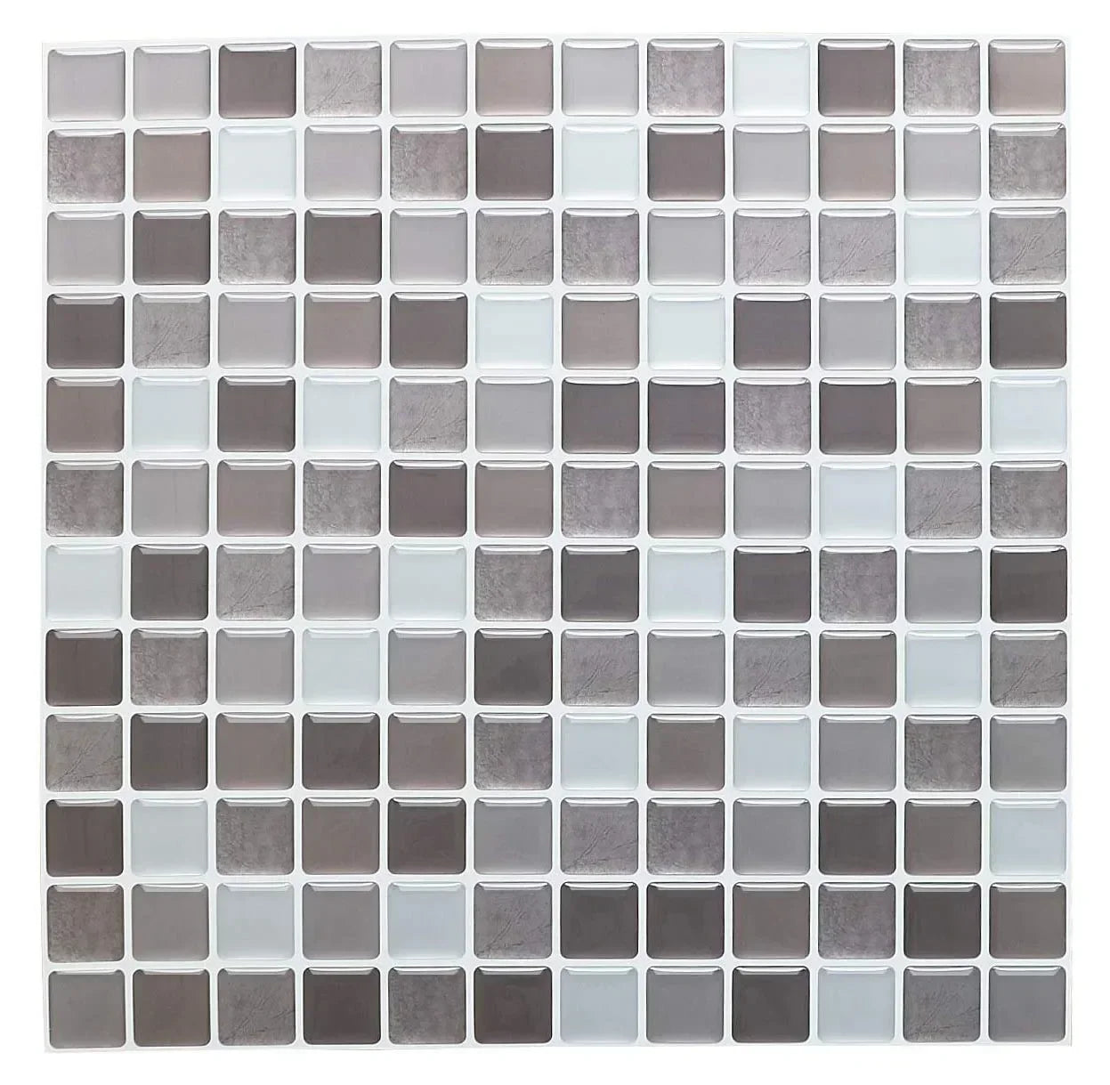 Crystal Mosaic Tile Wall Sticker 5/10PCS 3D Self Adhesive Waterproof DIY Backsplash Wallpaper Bathroom Kitchen Home Decoration