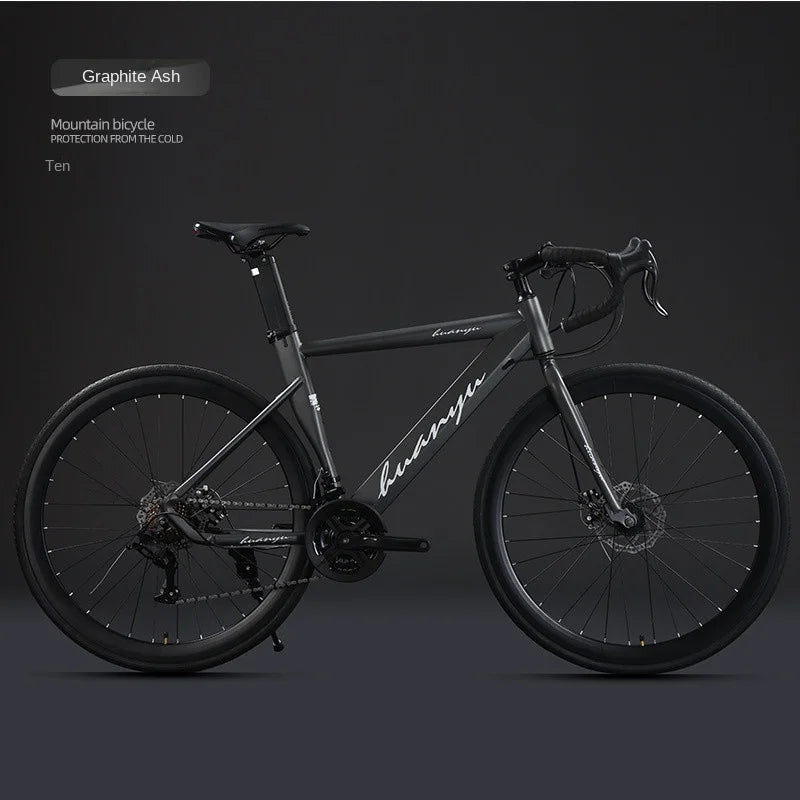 700C*40MM road bicycle hand-changing 24 speed Road Racing Bike disc brake gravel bicicleta Wind Shock Absorber Bikes male adult - Daisan Mart