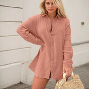 Elegant Office Set: Women's Shirt &amp; Shorts