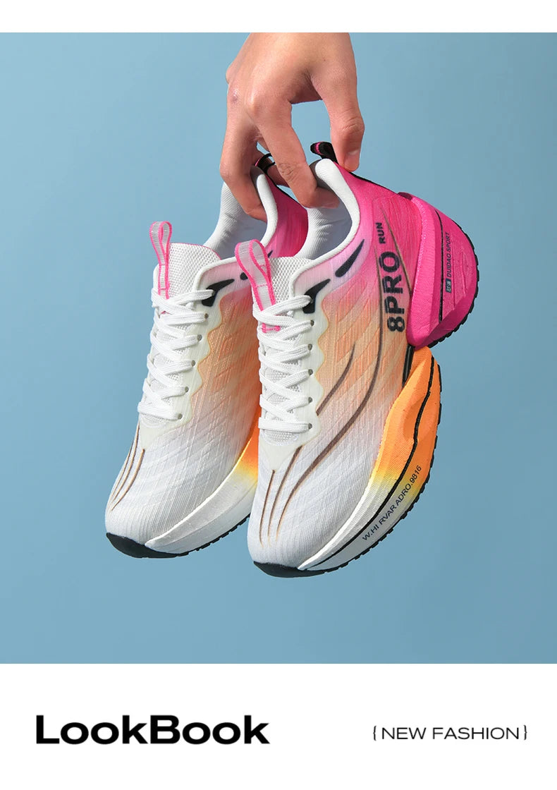 Giày Chạy Bộ Marathon 2025 Đệm Khí Siêu Nhẹ Nam Nữ