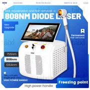 New Summer Ice Platinum 3 Wavelength 808nm Diode Laser 808 Hair Removal Machine 808 Remov Machin Salon or Home Use Remover - Daisan Mart