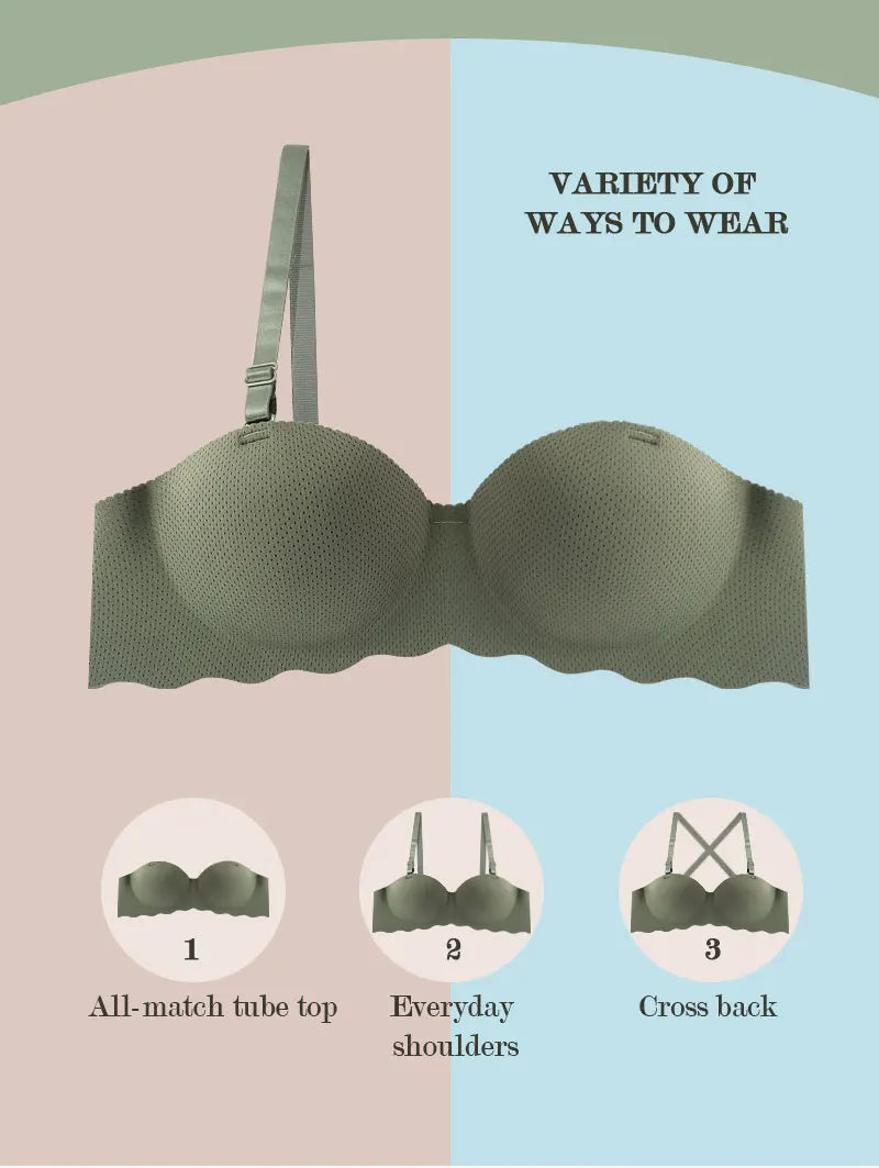 Sexy Underwire Push-Up Bra, Wear Like You Don't Have Anything