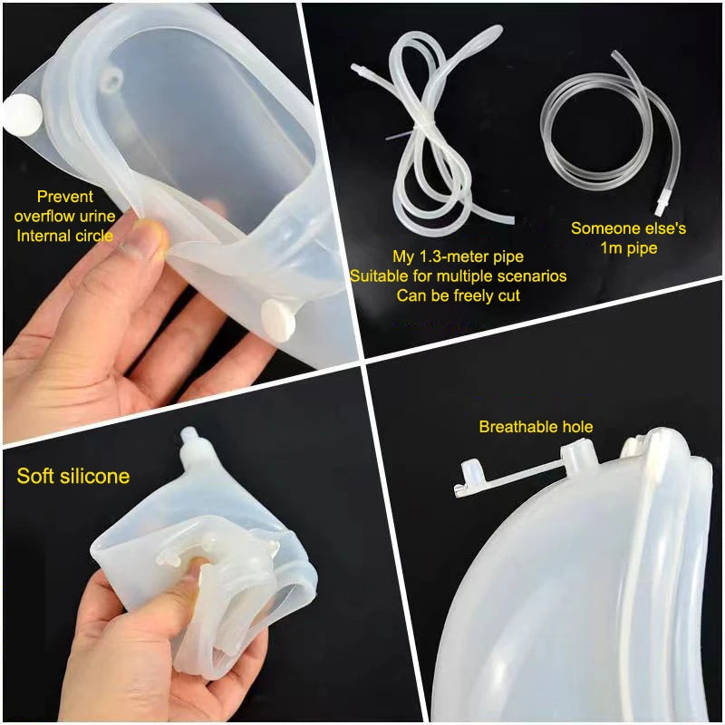 Reusable Silicone Urine Bag For Adults