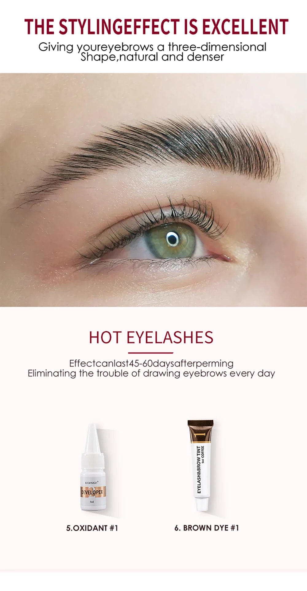 ICONSIGN 2-in-1 Multi-Function Eyelash Lift &amp; Eyebrow Tinting Kit