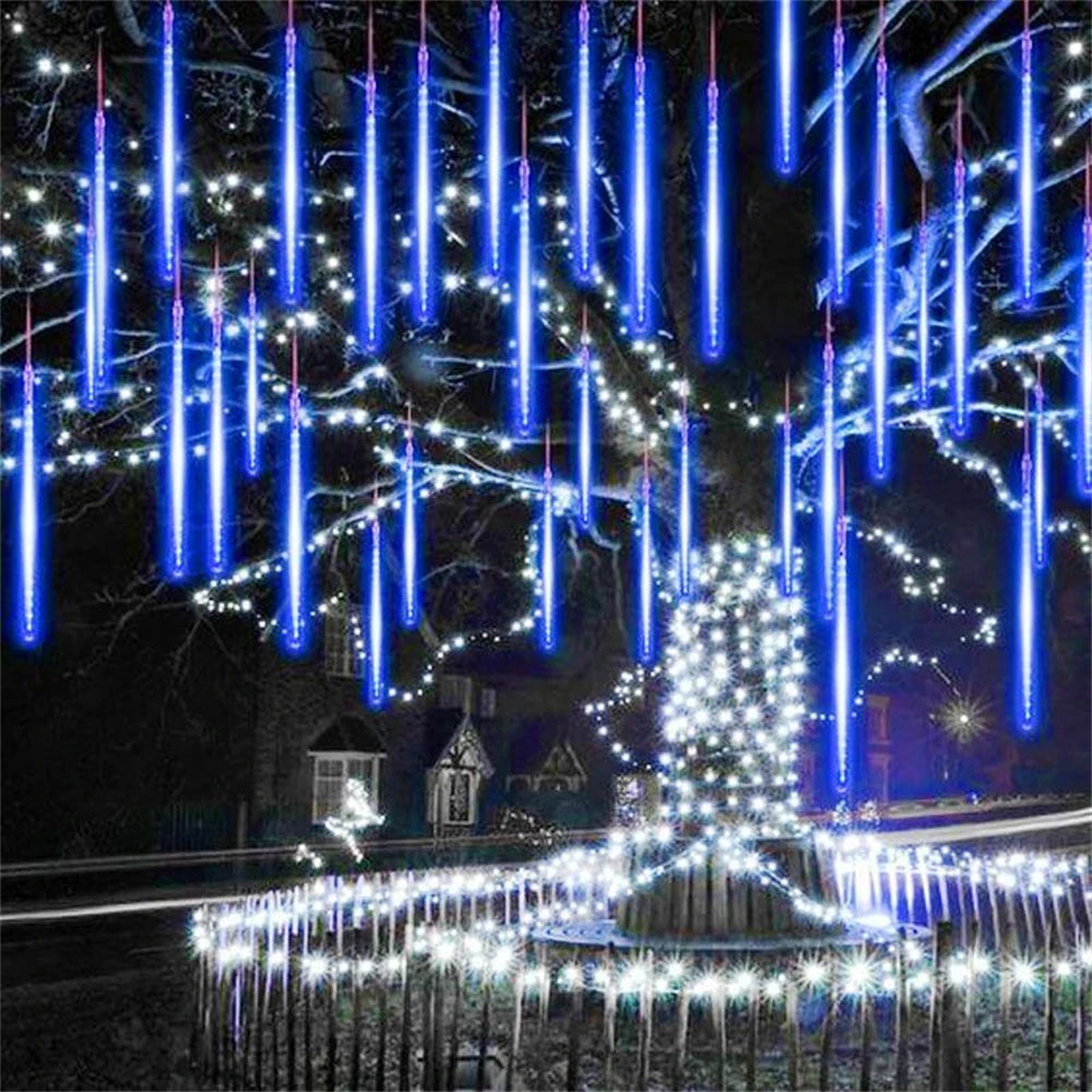 30CM Meteor Shower LED Light for Christmas Decoration
