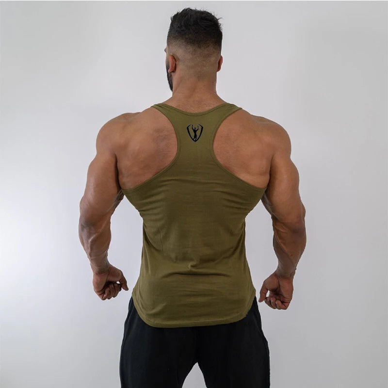 Áo Ba Lỗ Thể Hình Nam - Gym Cotton Không Tay - Daisan Mart